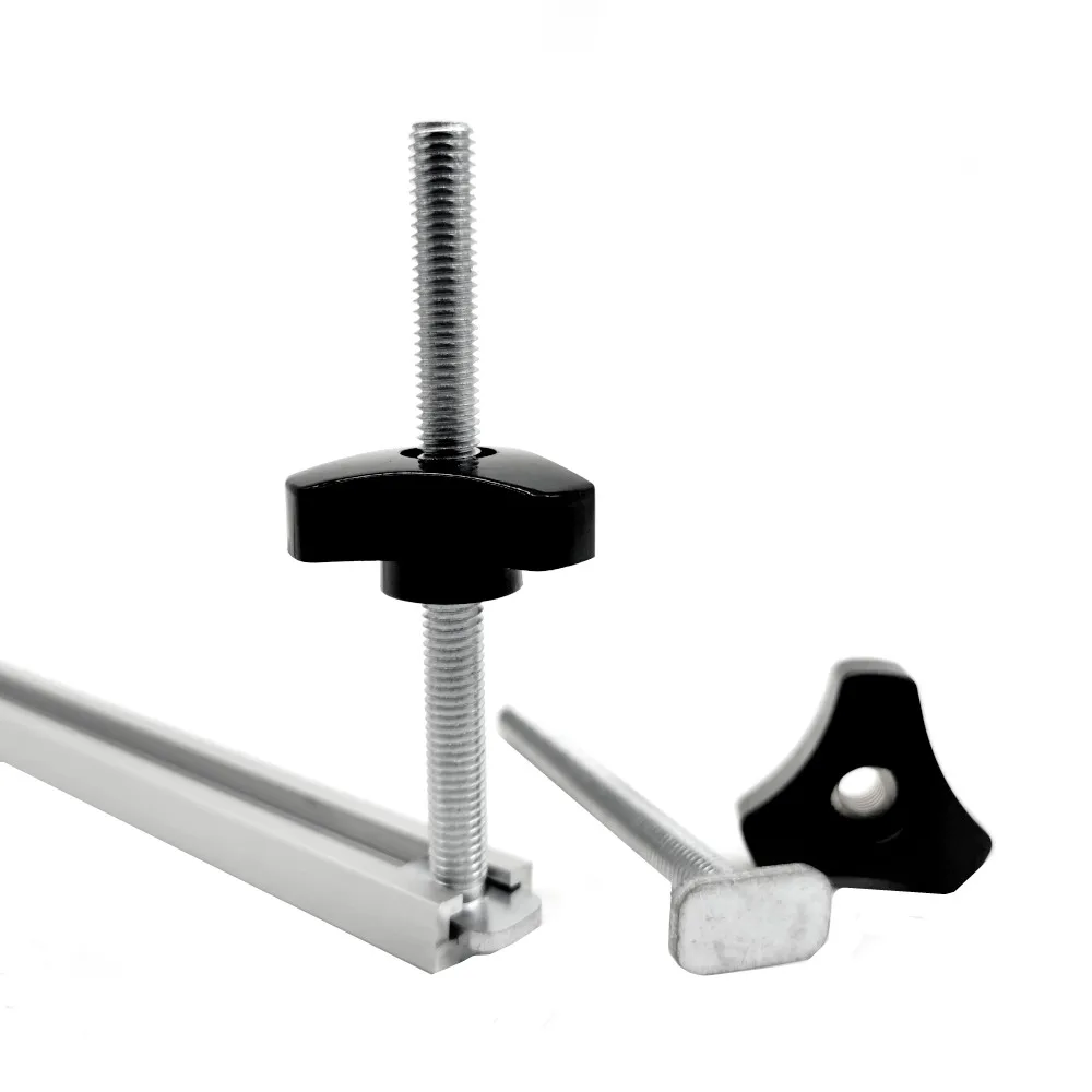 5/10Pcs Miter Track Sliding Nut T-Slider T Slot T Bolt and Nut Set Woodworking Tool Jigs Screw Fixture Workbench T-Slot Fastener