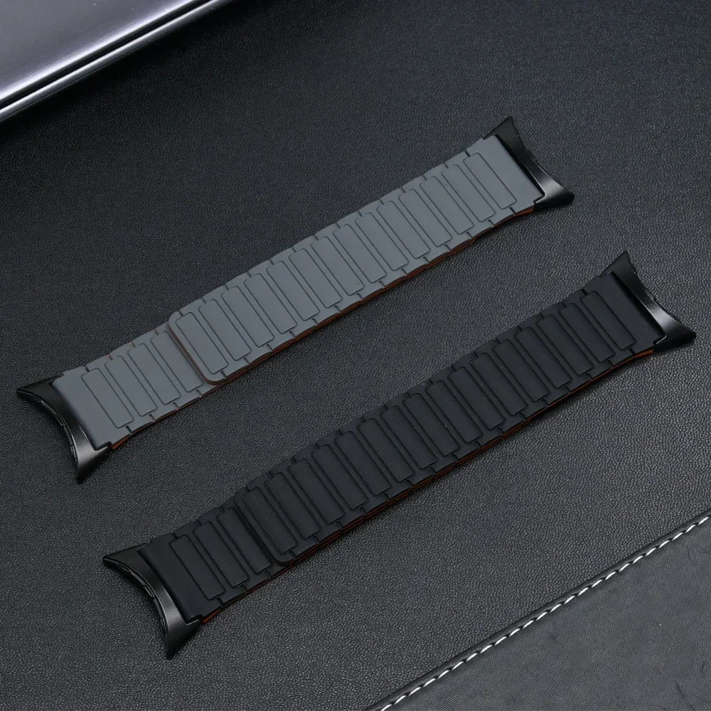 Magnetic Silicone Sport Band Wristband Replacement Bracelet