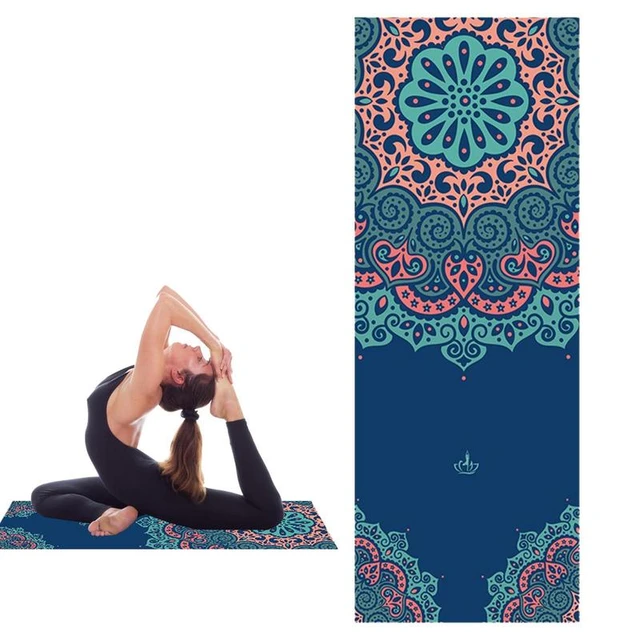 Yoga Towel Mat Sized Active Dry Non-slip Travel Beach Towel Microfiber  Sweat Absorbent Beach Essentials For Hot Yoga Pilates And - AliExpress