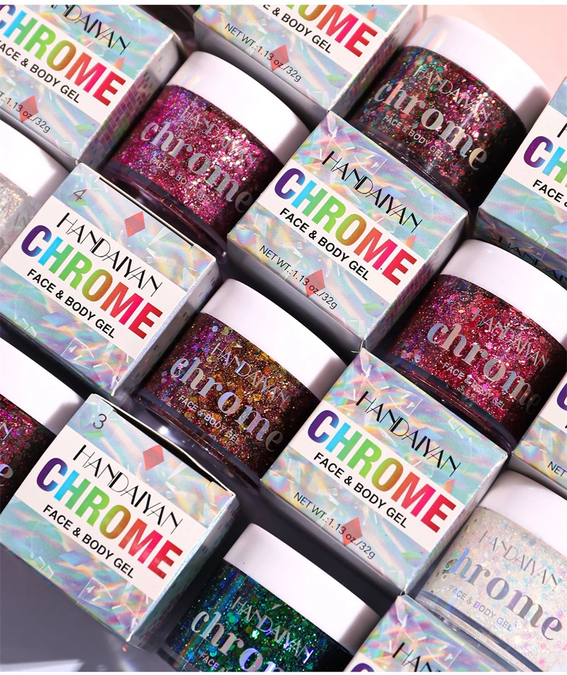 Glitzergel Lidschatten Für Gesicht Haar Und Körper Chameleon_voghion.com
