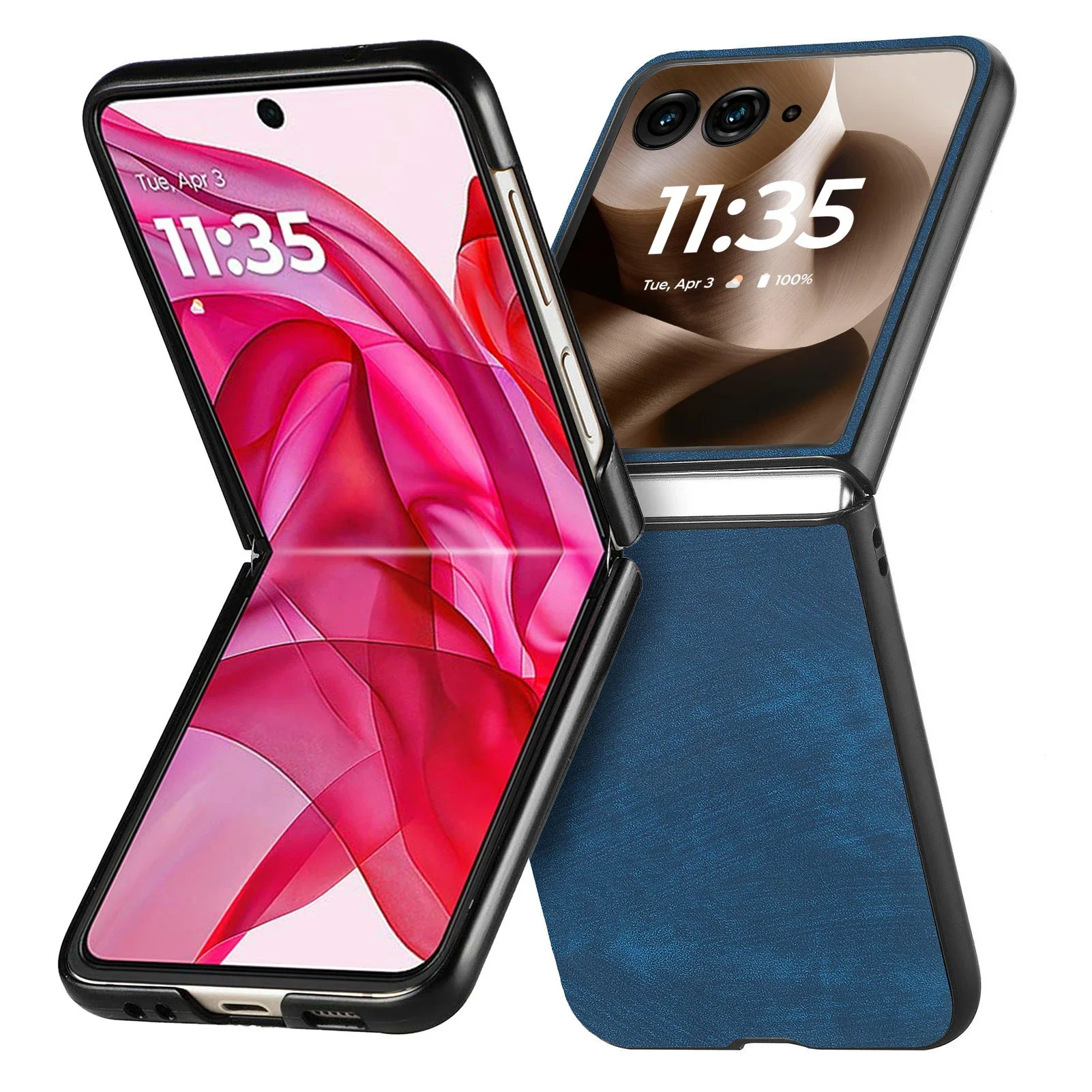 Vintage Leather Shockproof Phone Case with Fall Protection