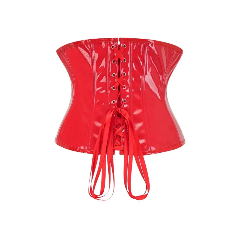 PVC Underbust Corset Women Waist Trainer Bustiers Slimming Body Shaper Sexy Lingerie Clubwear,body shaper,waist trainer,waist corset,lace corset