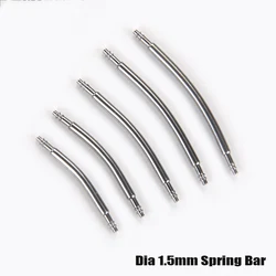 Curved Stainless Steel Watch Strap Link Pins, Set of 10 for 22mm (1.5mm)