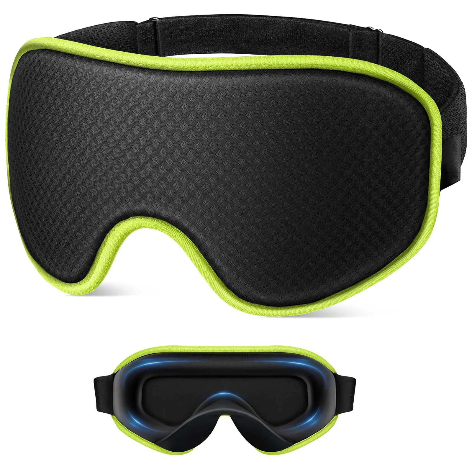 Luxurious 3D Weighted Blackout Sleep Mask for Ultimate Comfort