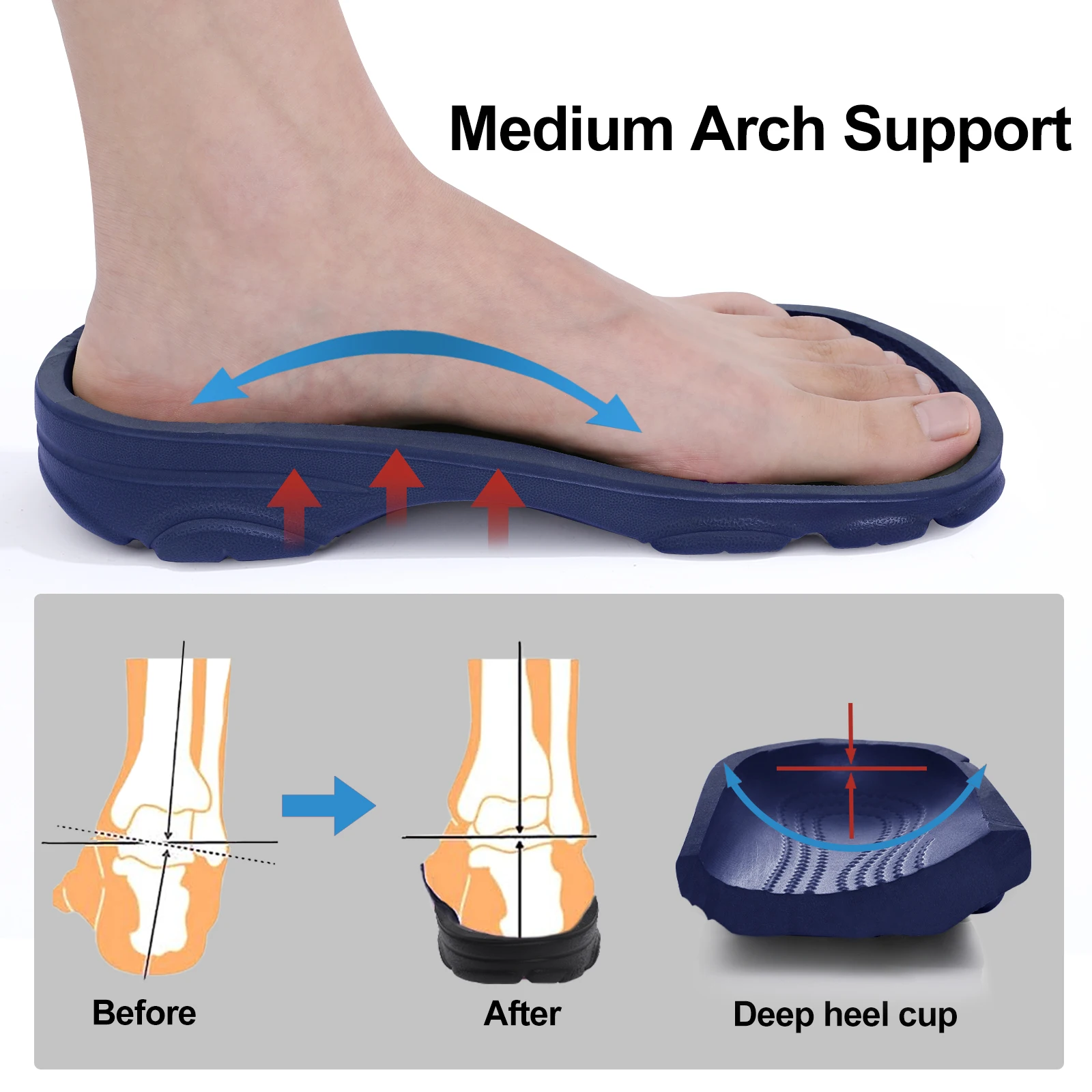 Pallene Fashion Clogs For Men EVA Light Hole Garden Shoes Outdoor Male Beach Sandals Home Bathroom Shoe Unisex Casual Slides 5