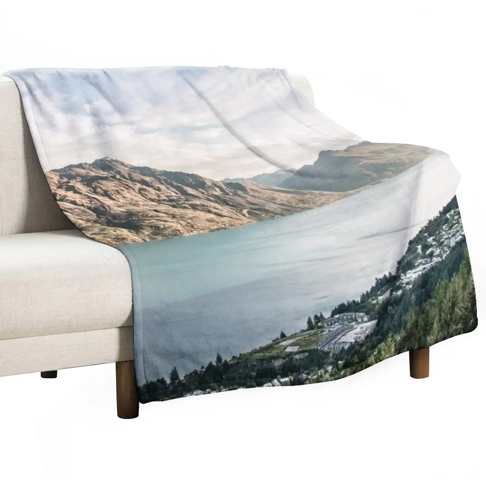 

Queenstown, New Zealand Throw Blanket Decorative Sofa Soft Beds Thermal Shaggy Blankets