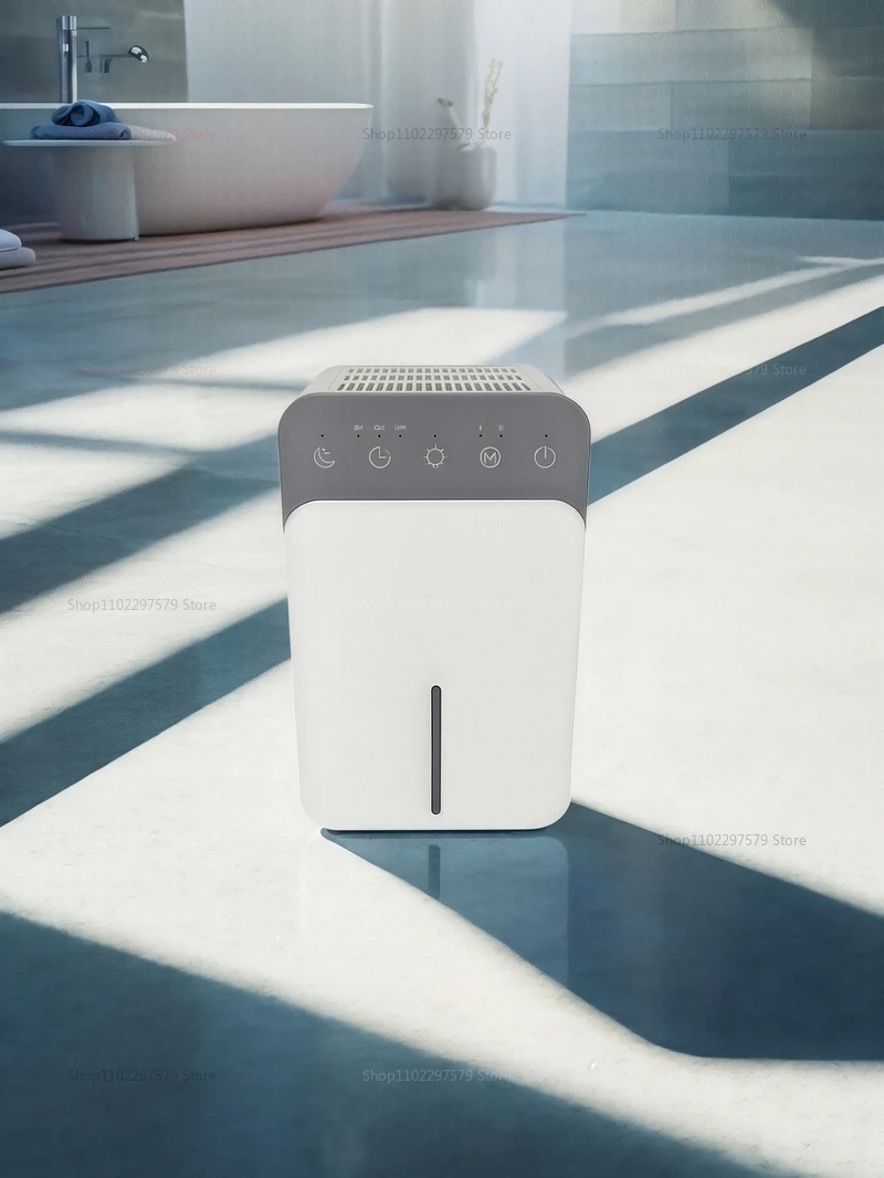 Description Picture 4 of item2025 New Hot Sale Portable Quiet Air Dehumidifier Moisture Absorber for Home Bedroom Office Kitchen Deodorizer Dryer EU Plug