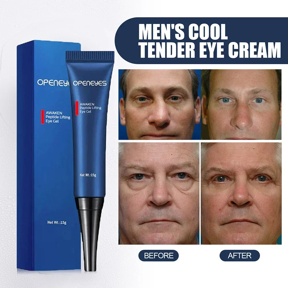 Men Retinol Anti Wrinkle Eye Cream Anti Dark Circles Remove Eye Bags Fade Fine Line Lifting Firming Moisturizer Repair Care