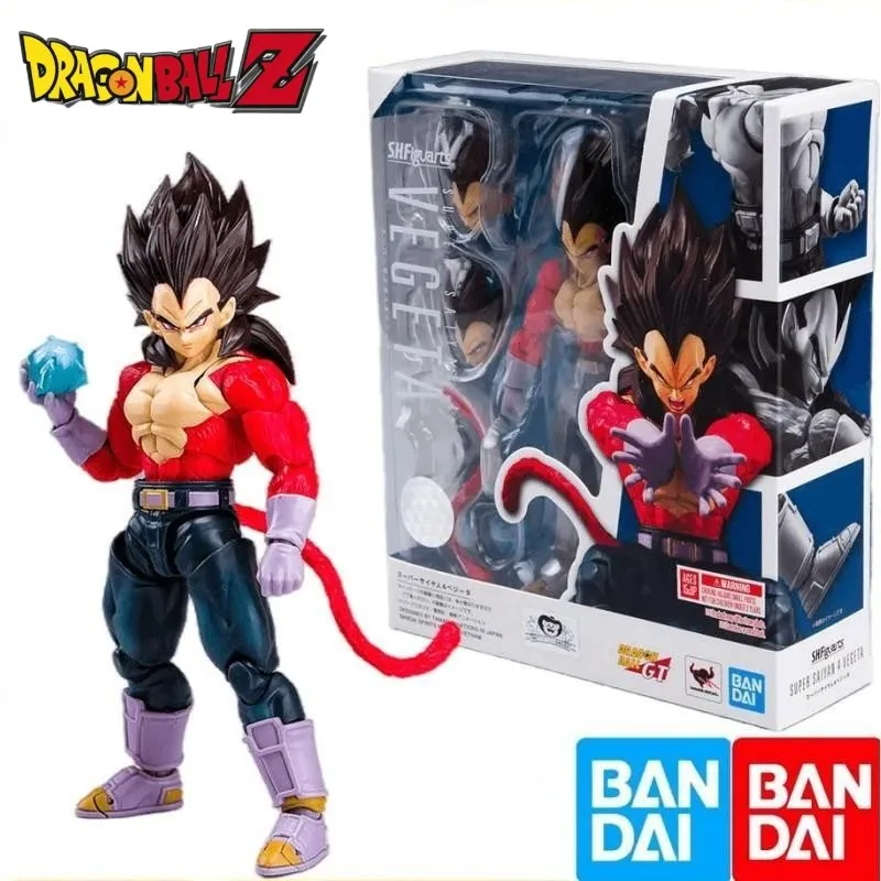 

Bandai Original Dragon Ball Gt Shf Vegeta Super Saiyan 4 Original Anime Action Figure Collection Model Toy Kid Gift In Stock