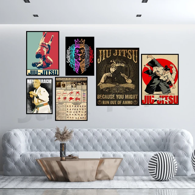 Foto Wall Mural - Asian kickboxing player and him trainer in boxing gym -  Posters - Sticker - Wall Picture