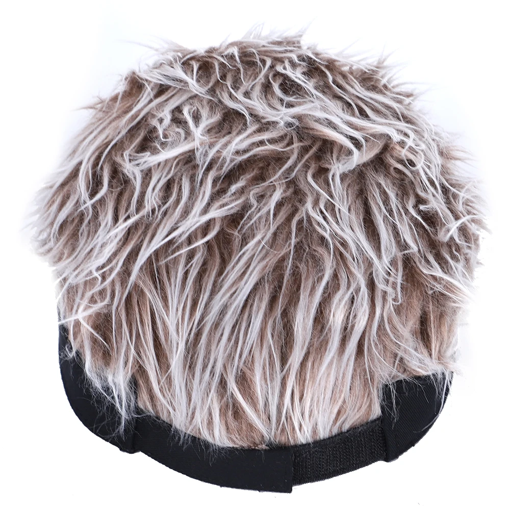 Baseball Cap with Fake Flair Hair Sun Visor for Men Women