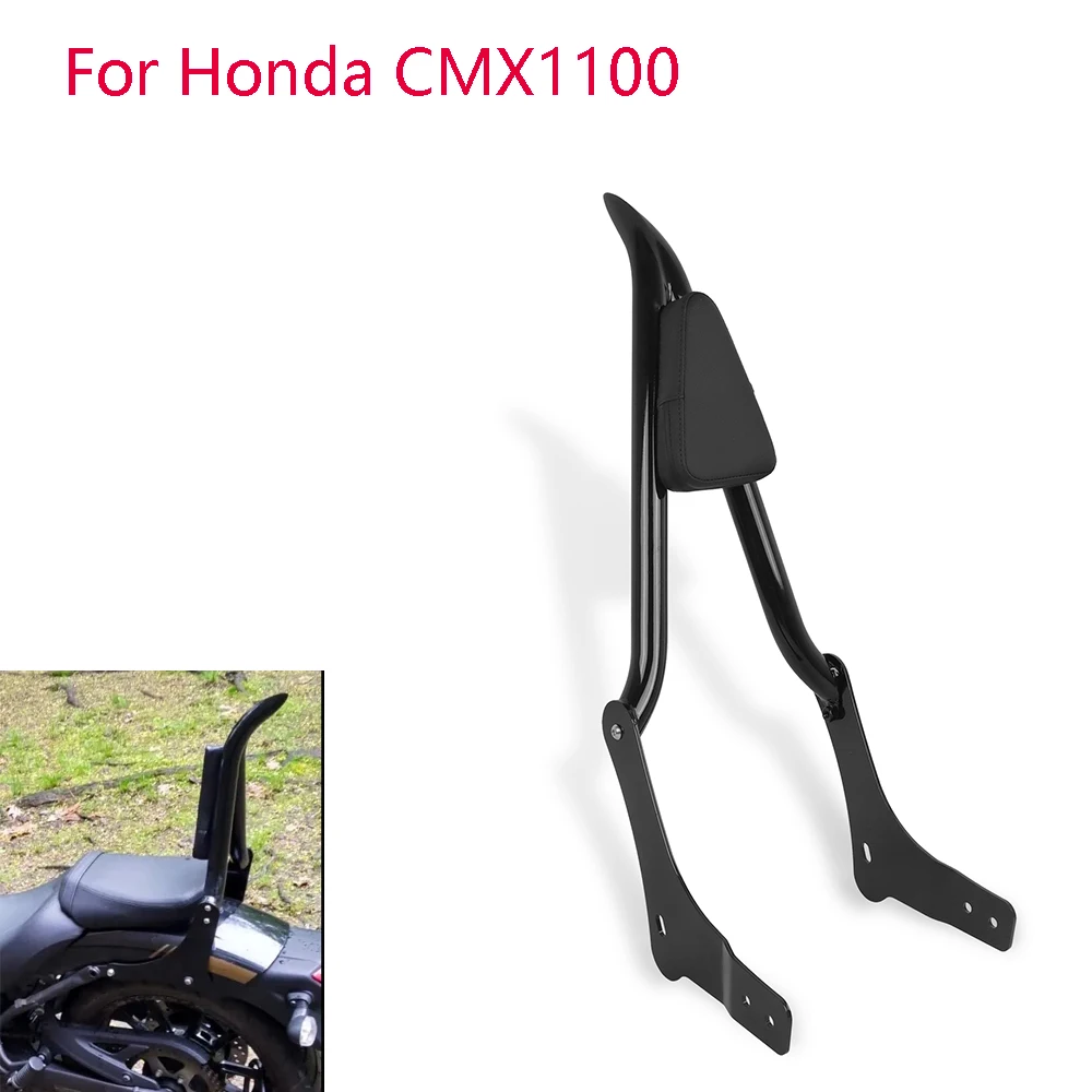 

Motorcycle Upright Detachable Rear Passenger Backrest Sissy Bar For Honda Rebel 1100 CMX1100 CMX 1100 2021 2022 2023