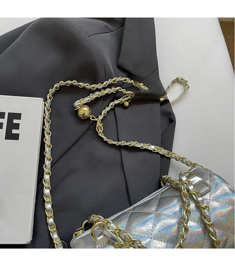 Piccola borsa a mano per donna 2024 nuova borsa a tracolla monospalla alla moda e alla moda, piccolo stile profumato, semplice_voghion.com