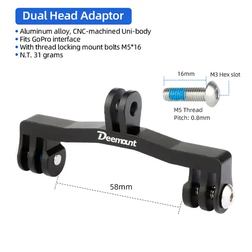 Aluminum Bicycle Computer Mount Adapter for Garmin Edge Bryton Compatible with Gopro Sport Action Camera MTB Road Parts - Image 15