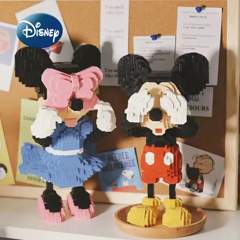 

Disney Mickey 2023 New Children's Building Block Cartoon 3D Model Toy Building Block Educational Children's Toy Birthday Gift
