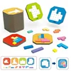 3D Two-person interactive Desktop Puzzle Game Tangram Math Toys Building Blocks Board Color Shape Game For Kids Gifts 4