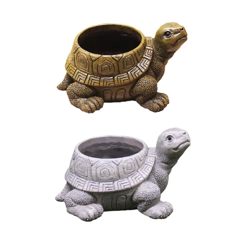 

Cartoon Flower Pots Desktop Ornament for Succulent Home Garden Decoration