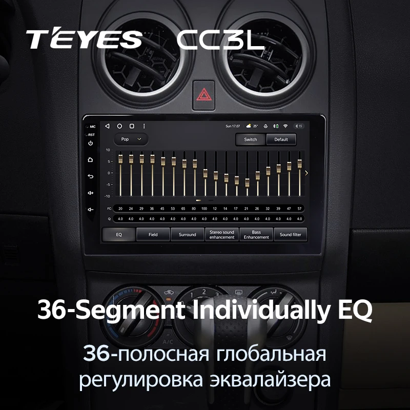 TEYES CC3L 와이파이, 닛산 캐시카이 1 J10 2006 - 2013 차량용 라디오 멀티미디어 비디오 플레이어, 네비게이션 스테레오 GPS, 2din DVD 없음