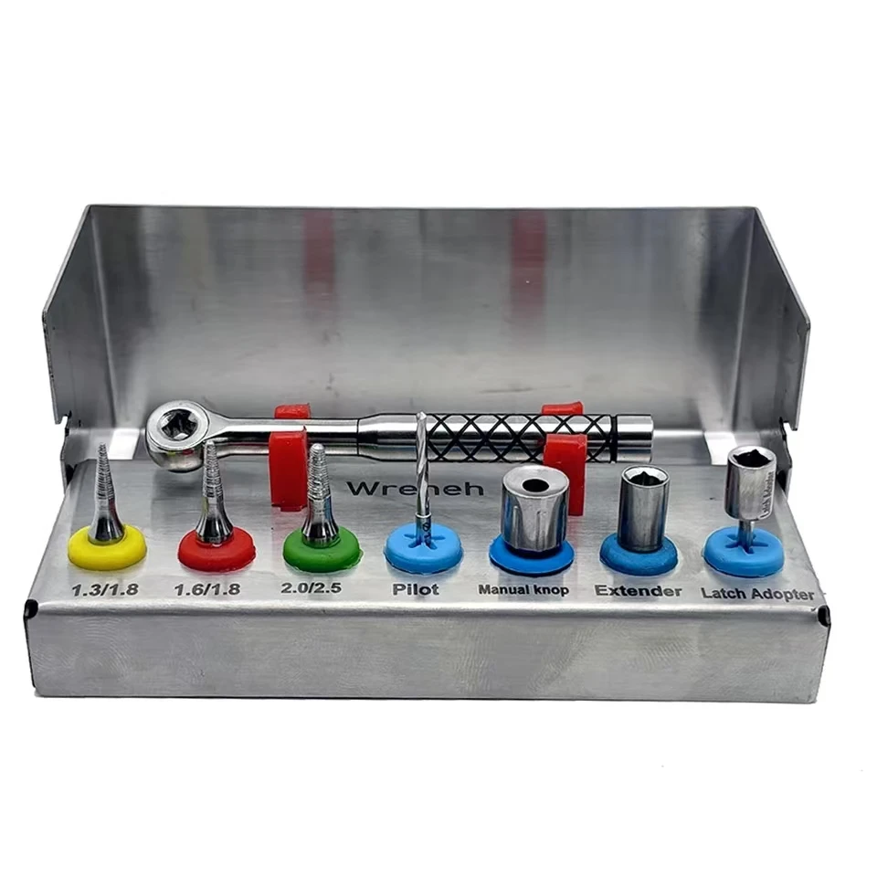 1 Set Dental Implantat Entfernung Kit Knochen Expander SOS Set Entfernen Gebrochene Vorrichtung Ratsche Implantat Kit