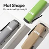 Parachase Flat Rain Umbrella Woman Lightweight 143g Foldable Mini Umbrella Pocket Portable Travel Folding Umbrella Windproof 1