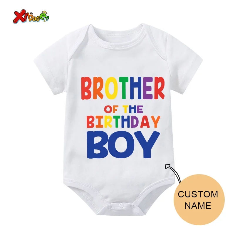 Family Matching Outfits Birthday Party 2023 Family Clothes Set T Shirts Birthday Boy Kids Personalized Name Boy Party T-shirt 5