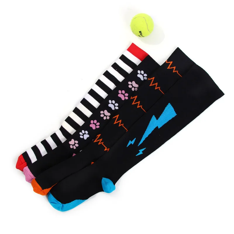 Women Sock Men Sports Stockings Compression Supply Running Riding Cycling Over Knee Basketball Biking Hockey Soccer
