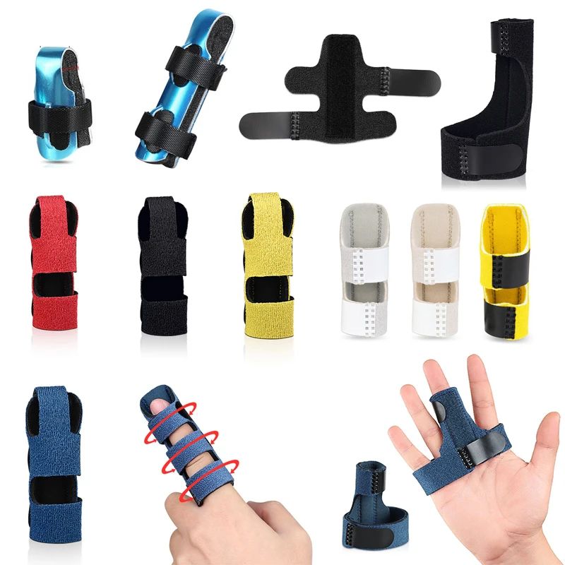 1pc Adjustable Finger Corrector Splint Pain Relief Finger Brace Support Hand Splint Fix Strap Protector For Arthritis Joint