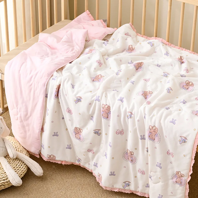 Infant Children Xia Liang Quilt Kindergarten Special Small Quilt Can Be Machine Washed Air Conditioner Nap Small