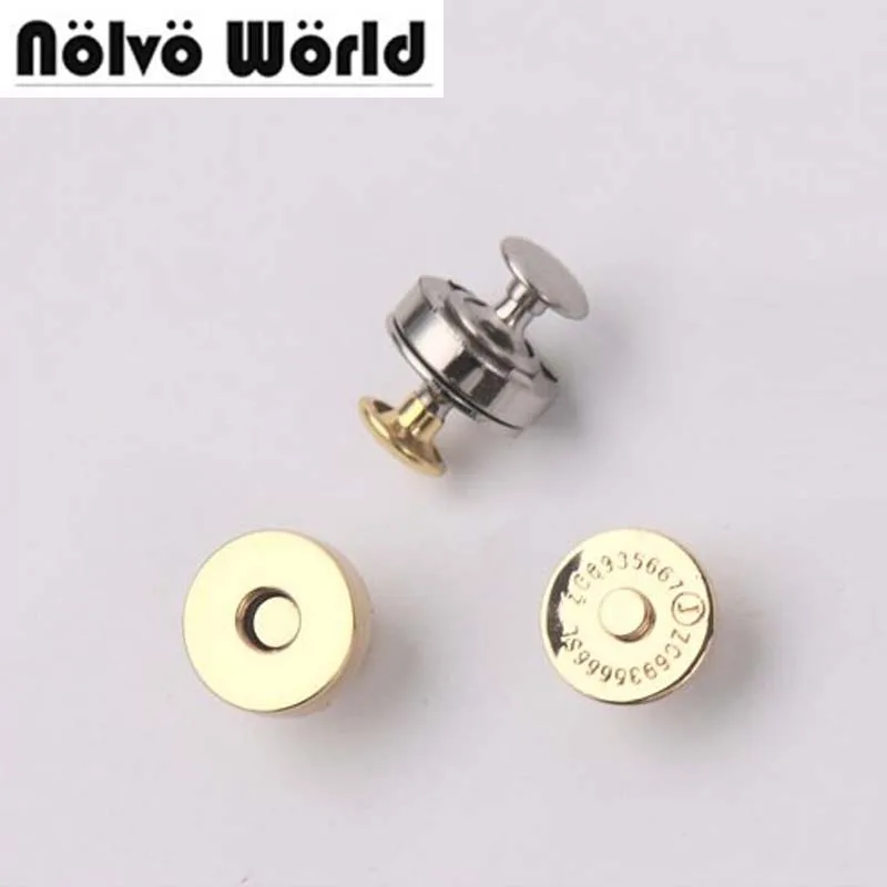 100sets 14*4mm hung plating strong powerful Snaps metal button