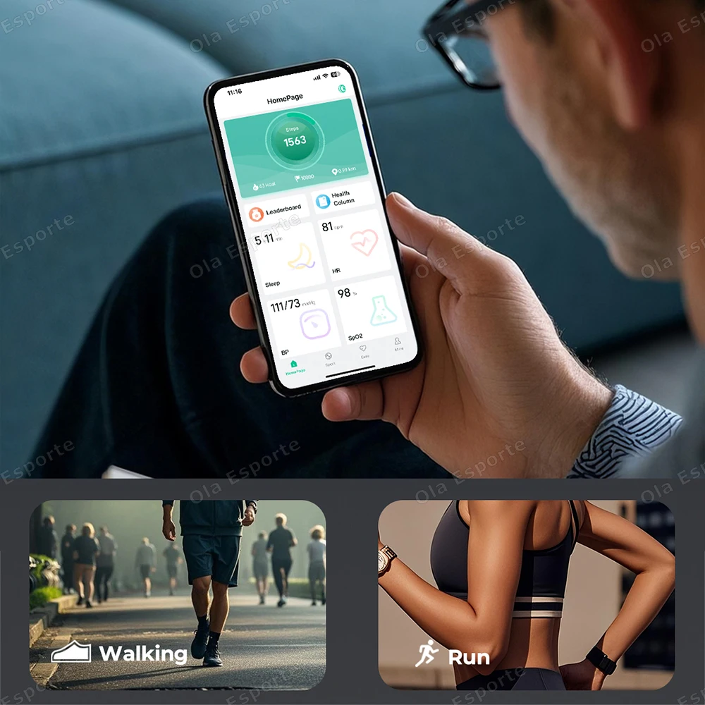2026 New Smart Ring Heart Rate Blood Pressure Sleep Monitoring Motion Tracking IP68 Waterproof Men Women Smart Ring Holiday Gift 6