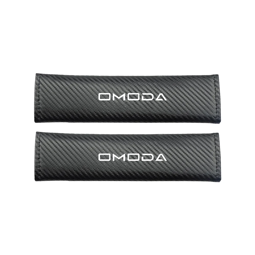 Carbon Fiber Car Seat Belt Covers Shoulder Protector Cushion Pads For Chery OMODA 5 C5 S5 S5GT FX Car Accessories