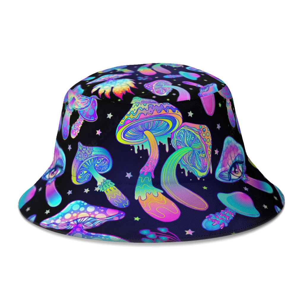 Psychedelic Fisherman Hat | Mushroom Accessories | Mushroom Bucket Hat | Cool  Bucket Hats - Bucket Hats - Aliexpress