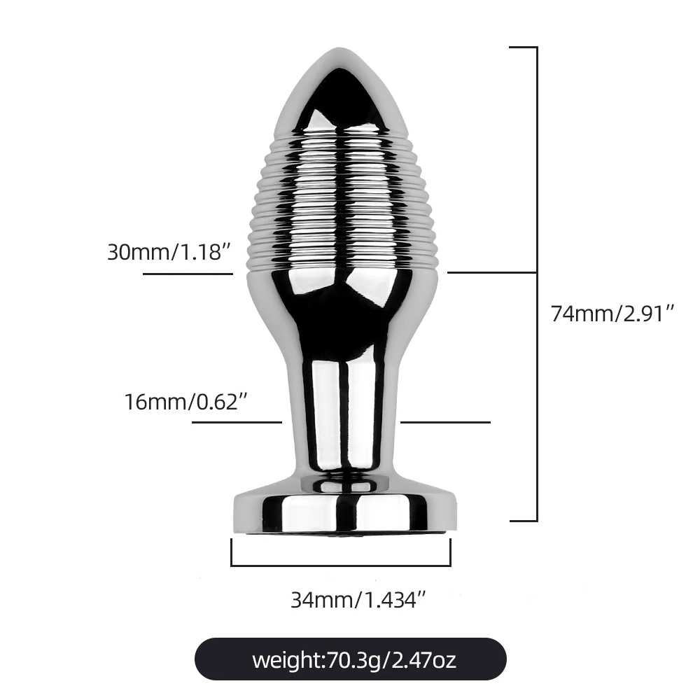 Metal Konu Titreşimli Anal Plug Seks Oyuncakları Vibratör Erkekler Için Prostat Masajı Titreşim hine_voghion.com
