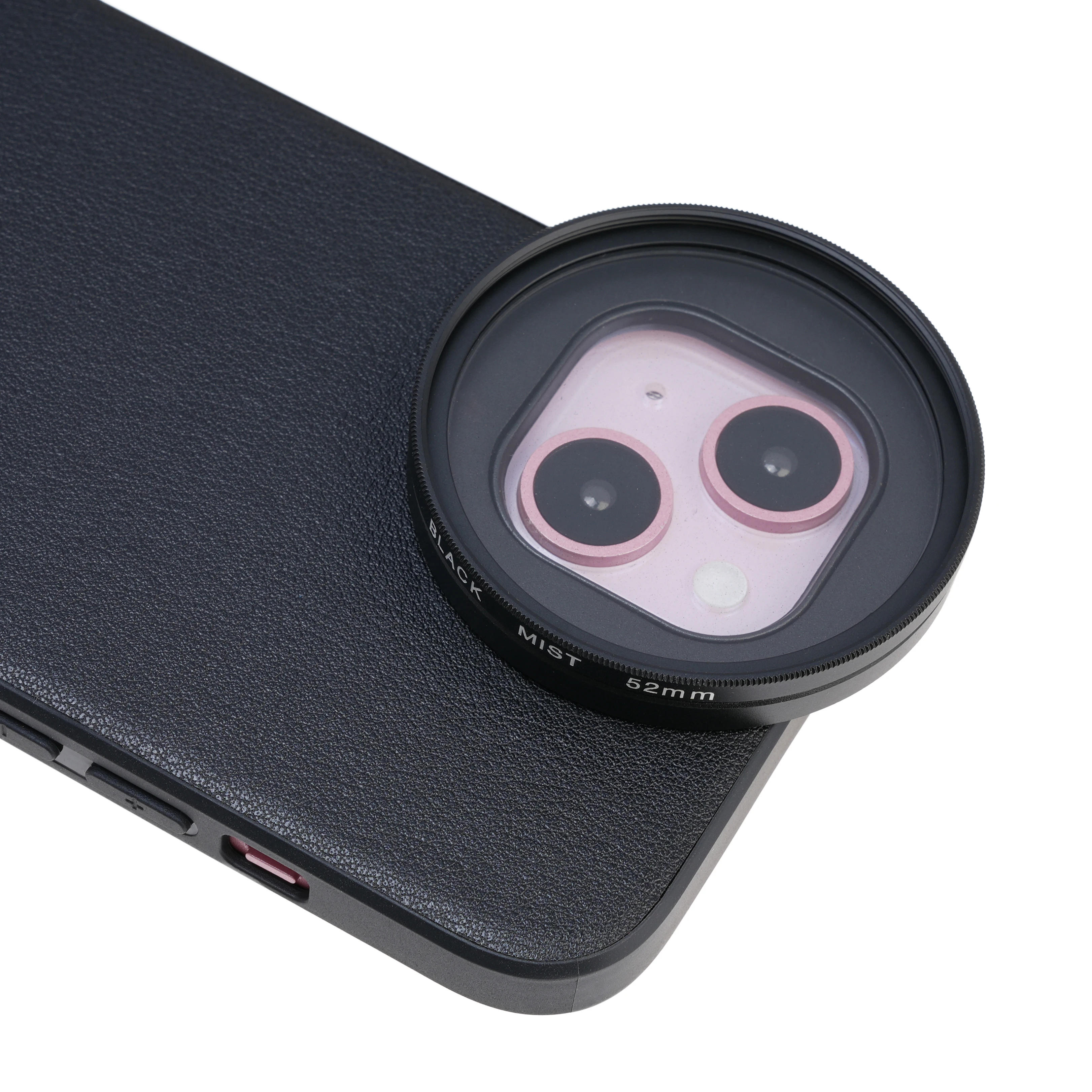 52MM Thread Interface Filter Ring Adapter Phone Case For Universal ND CPL Filter For Iphone 15 Pro Max For Iphone 15 Pro Phone