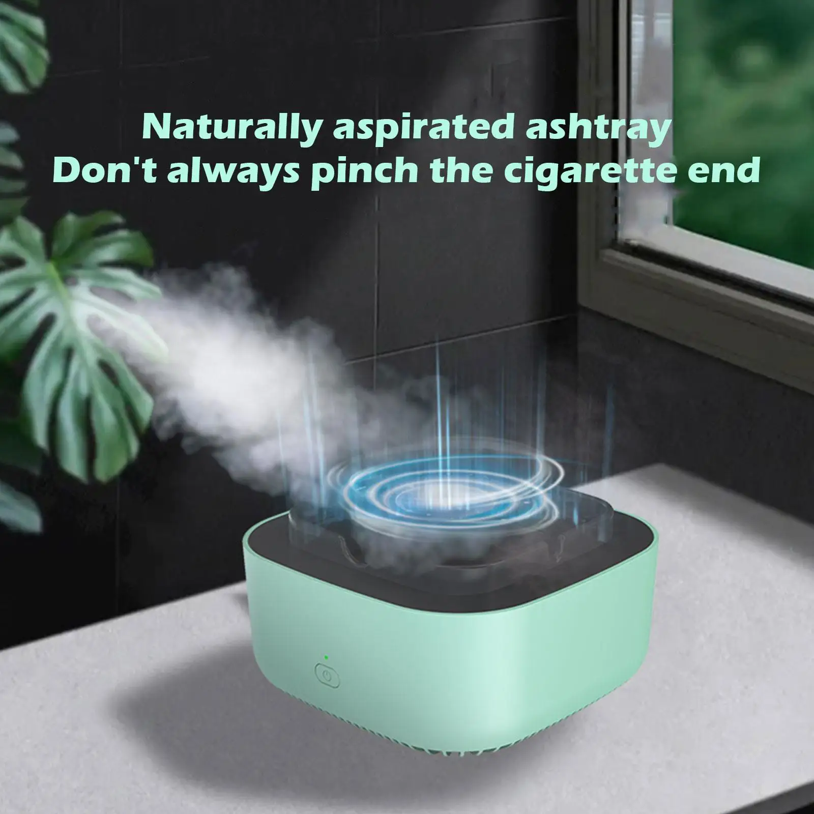 Luftreiniger Aschenbecher Smart Elektronischer Aschenbecher Rauchfrei Rauch  Multifunktional Rauchfrei