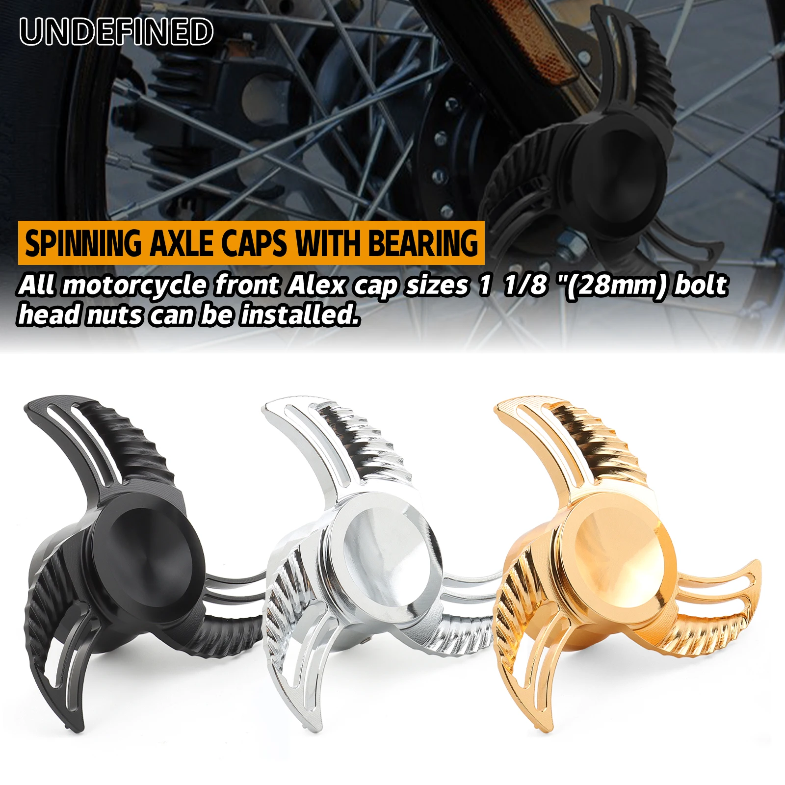 

Motorcycle Fan Blades Spinning Axle Caps Cover For Harley Touring Street Glide Sportster XL 883 1200 Dyna Fat Bob Softail Slim