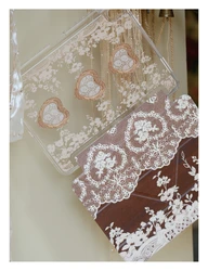 Love - Themed Flower Lace Foldable Case - iPad AIR8 m4 11in (PKZ070)