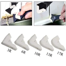 

5PCS Rubber Shovel Glass Glue Angle Scraper 3 In1 Multifunctional Caulking Tool Shovel Binder Silicone Remover Angle Seam Shovel