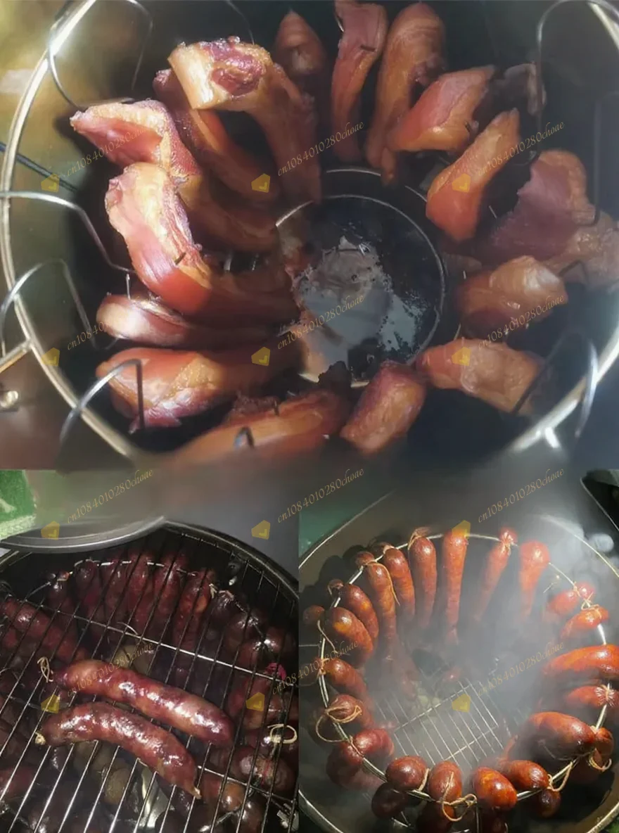 Charcoal BBQ Outdoor Smokeless Roaster for Duck Chicken Skewers Home Use