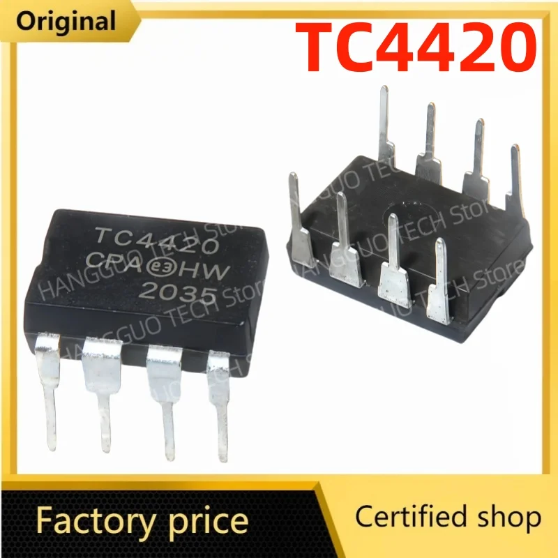 50 Teile/los Original und brandneue TC4420CPA TC4420 DIP-8 IC Chip Beste Qualität