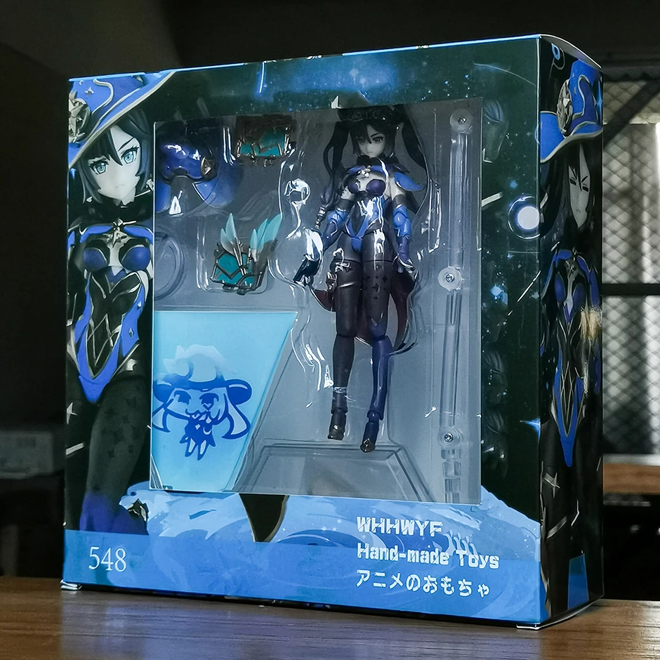Figma Genshin wpลyw 548 Mona lustro odbicie Doom Ver. Figurka wspรณlne ruchomy Model Brinquedos Toy