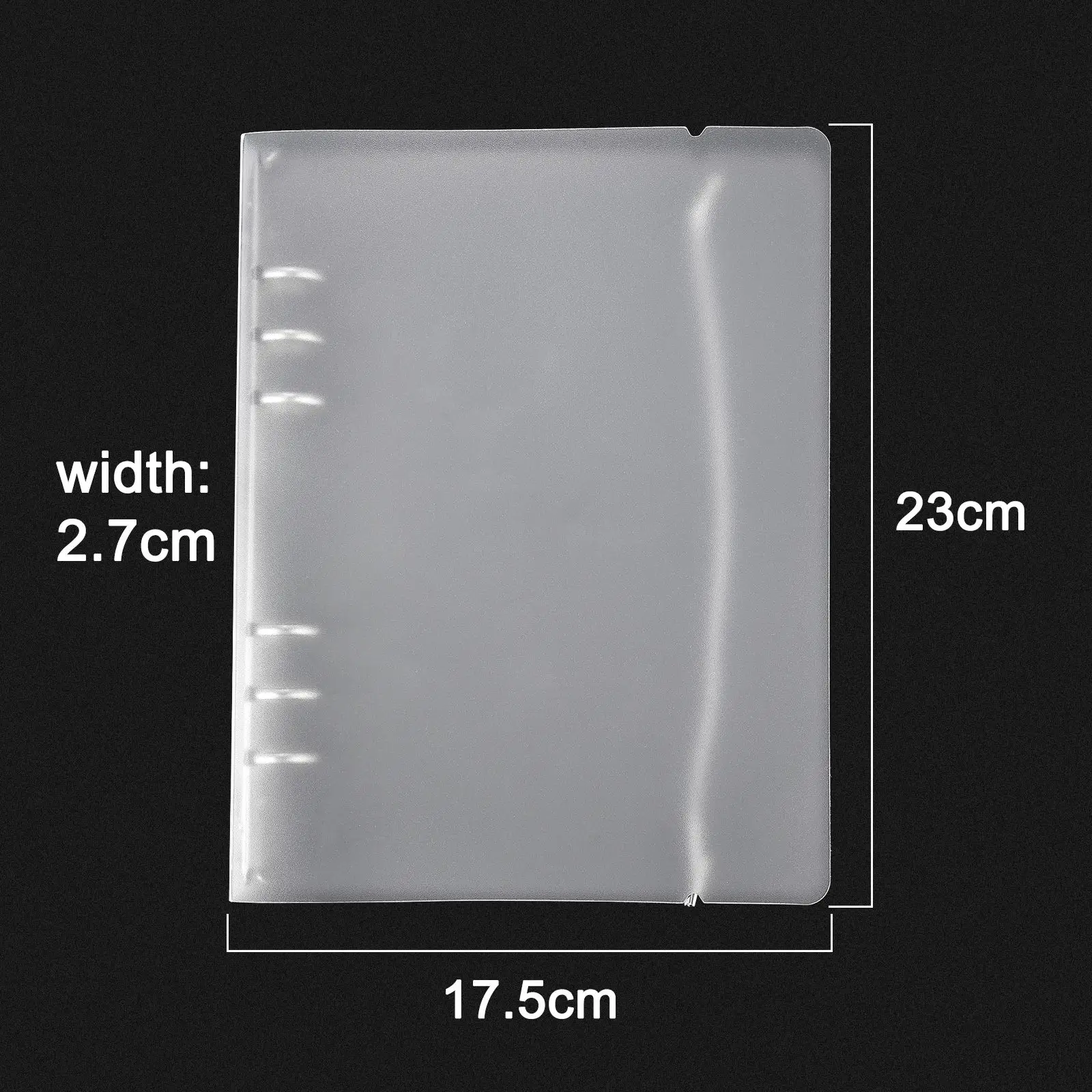 A5 Binder Pockets Zipper Transparent Folders DIY Photocard Stamp Album Storage Book Holder Document Filing Bags