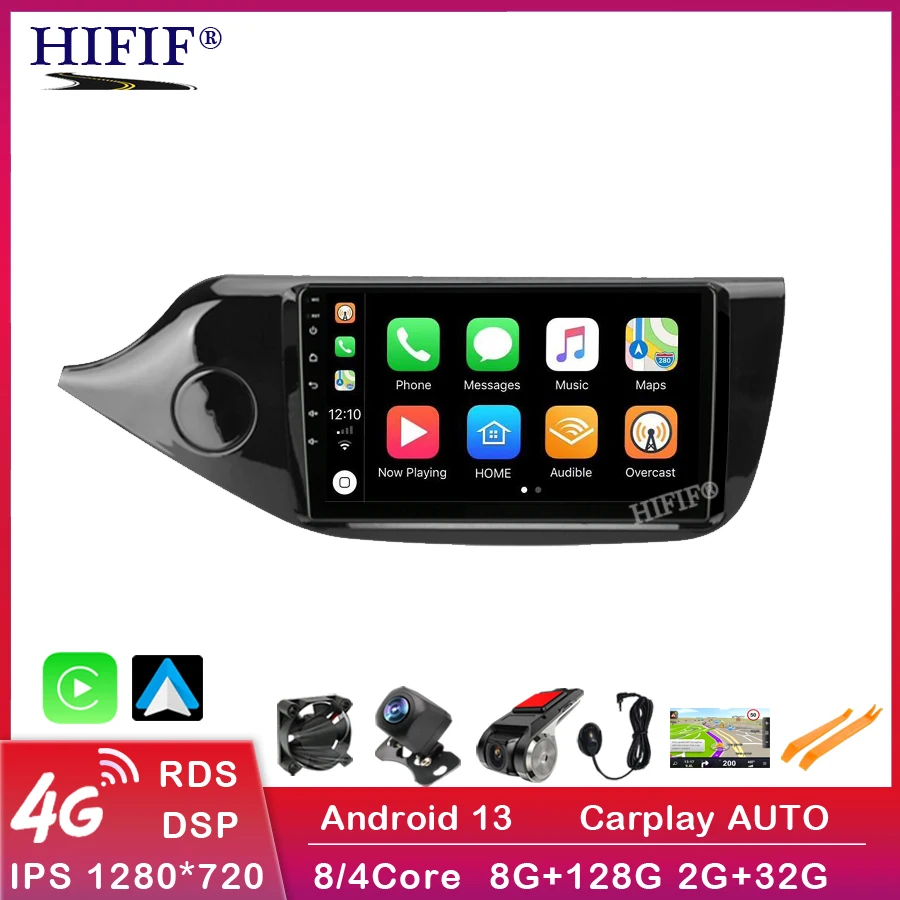 

Carplay 9" Android 13 Car Radio for KIA Cee'd CEED JD 2012 2013 2014 - 2018 Multimedia Player Navigation GPS 2 Din DVD Head Unit