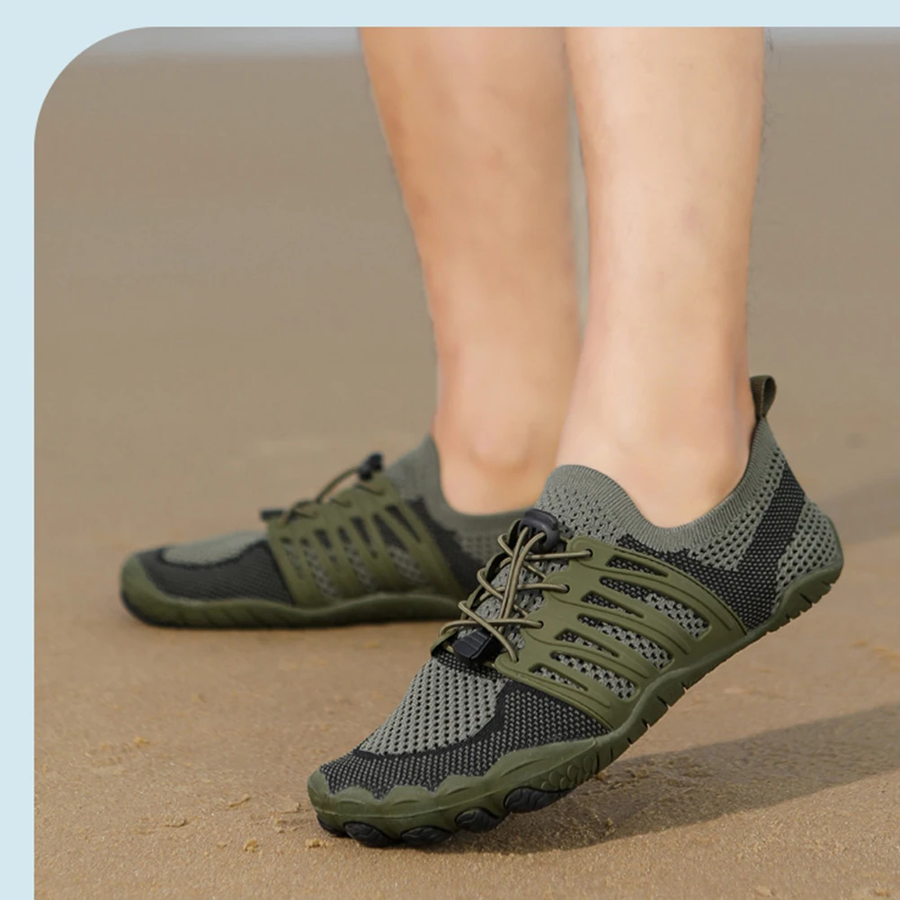 Men Water Shoes Women Upstream Barefoot Aqua Sports Shoes Quick Dry Beach Swim Sandals Five Fingers Surf Wading Hiking Sneakers