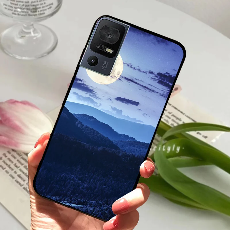Sleek Black Bumper Silicone Soft TPU Phone Case - Protective Fashion Cover 2023