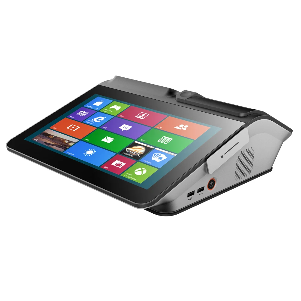 

11.6 Inch Windows Touch Screen All In One Electronic Cash Register POS with Printer Scanner NFC