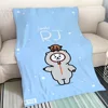 Microfiber Bedding BT21 Home and Decoration Blankets & Throw Blanket for Sofa Luxury Blankets Camping Blanket King Size Cobija 1