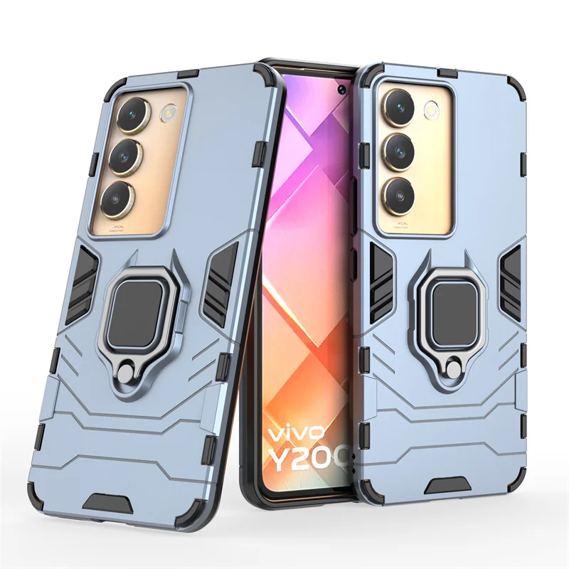 Magnetic Phone Case With Ring Stand For Vivo Series_voghion.com