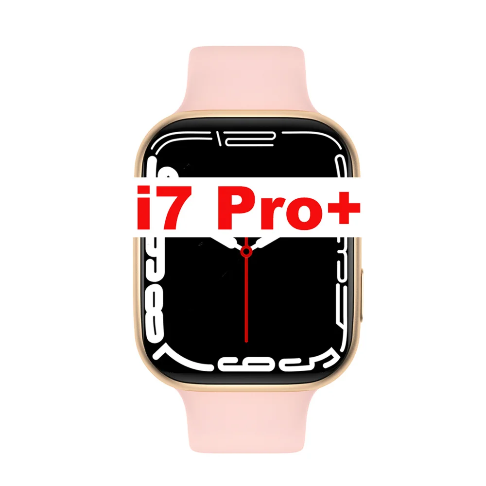 i7 Pro+ Smart Watch Serie7 Bluethooth Call Heart Rate Blood Pressure Sleep Monitoring Long Life Battery Smartwatch for Men Women 