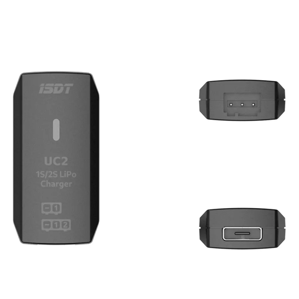 ISDT 608PD DC 240W/10A USB C 140W/5A Smart Digital Charger PD60 60W 6A UC2 1S/2S LiPo Smart Battery Balance Digital Charger thumbnail 6